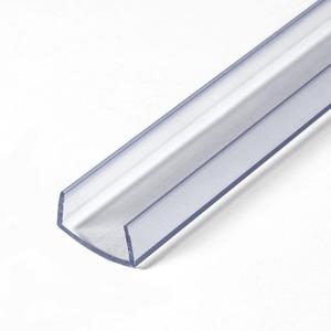 Outwater Plastics 341-Cl Clear 3/4'' Rigid Vinyl Clear Plastic U-Channel/C-Channel 36 Inch Lengths (Pack of 4) (36'' Lengths - Pack of 4)