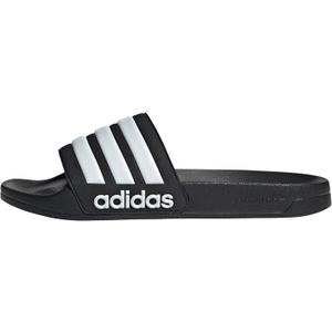 Adidas Unisex-Adult Adilette Shower (11 Women/10 Men, Black/White/Core Black)