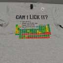 Can I Lick It Periodic Table Funny Chemistry Elements Table T-Shirt