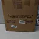 24 Inch Artificial Pre-Lit Christmas Wreath Spruce, 50 LED Warm White & Multi-Color Lights with Timer, Battery Operated, Holiday Decoration for Front Door, Outdoor (Green)