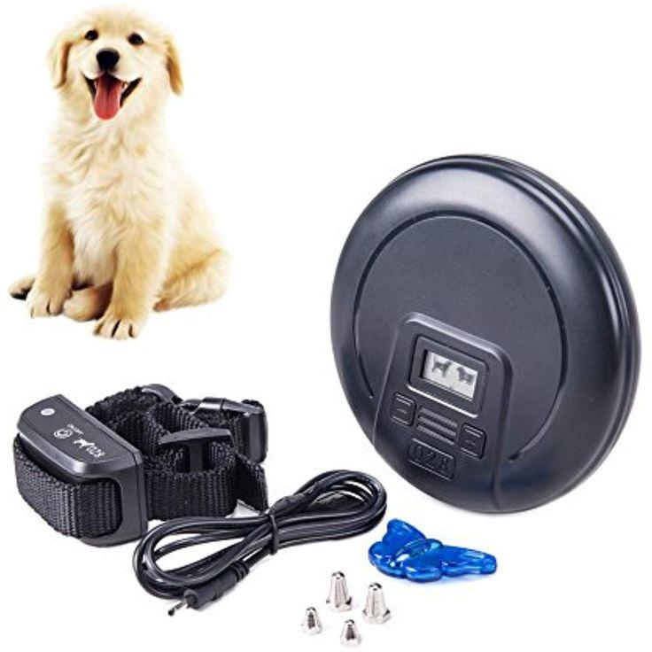 COZ Indoor Wireless Pet Barrier with Adjustable Range, Dog Electric Fence for Home, with Transmitter & Rechargeable Shock Training Collar, Pet Gate Keeps 1'6" to 8'6" Areas Off Limits