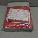 Ruffled Quilt Set Solid Shabby Chic Farmhouse Ruffles Bedding Rustic Coverlet & Sets Lightweight Fluffy Summer Oversized Bedspread with Shams for Women Men - Holiday Christmas Red Queen