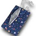 Insulated Snack Bag, Freezable Small Cooler Bag with Zipper and Adjustable Buckle, Rectangular Thermal Cooler Bag (Starry)