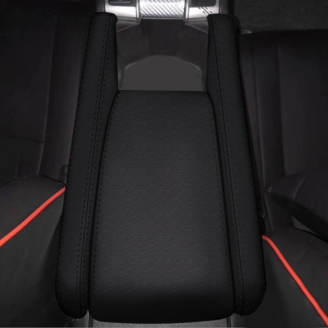 Center Console Cover for Honda 10th Civic 2016-2021 / Insight 2019-2022(Black), Armrest Cover for Civic Accessories 2016 2017 2018 2019 2020 2021 (4 Pieces)