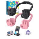Valentines Day Gifts for Teens Girls Kids Women: 2 Pack Funny Gifts Cell Phone Holder 3D OK Hand Phone Stand for Desk Gift for Teenage Adults Mom Daughter Wife Birthday Unique Gadgets Easter Gifts