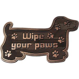 A1HC Rubber Welcome Doormat for Outdoor Indoor Entrance, Non-Slip Backing Front Door Mat for High Traffic Area Use, Fun Designed Entrymat, 18"x30" Pin Mats