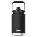 SkyWell 1 Gallon Insulated Water Bottle with Handle and Wide Mouth Water Flask Sweat-Proof and Leak-Proof 128 Oz Stainless Steel Water Jug for Outdoors, Yellowstone