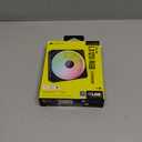 CORSAIR iCUE Link LX120 RGB 120mm PWM Fan Single Pack  Dual Light Loops  Requires iCUE Link System Hub (Sold Separately)  CORSAIR AirGuide Technology  Black