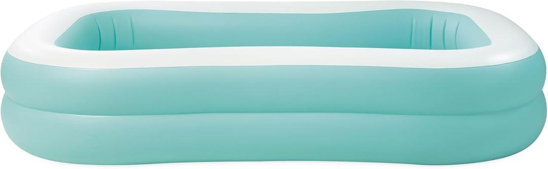 Intex 57181EP Swim Center Inflatable Family Pool: 159 Gallon Capacity  90" x 60" x 19"  Color May Vary (Cyan)