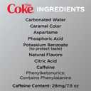 Diet Coke Soda Soft Drinks, 7.5 fl oz Cans, 16 Pack - Mini Soda Cans, Diet Cola (EXP 07/27/26)