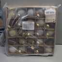 Sea Team 25-Pack Flocked Velvet Christmas Tree Ball Ornaments Set, Decorative Hanging Baubles, Shatterproof Plastic Decorations for Xmas Tree, Wreath, Garland, 60mm/2.36 Inches, Baking Time