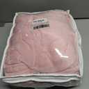 LaffyLo Electric Heated Blanket Full Size 72"84", Breathable & Luxurious Flannel, Soft Warm Gift with Over-Heat Protection,4 Heating Levels & 10 H Auto Shut Off, Machine Washable, Light Pink