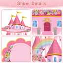 2 Pack Cupcake Stands Birthday Decorations, Themed Cupcake Holders Party Supplies Favors - 3 Tier Cardboard Cup Cake Tower for Birthday Shower Party First Day