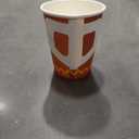 Disposable Paper Cups (8,5 oz, 50-Pack), Hot & Cold Paper Coffee Cups, Drinking Cups  for Party, BBQ, Garden Party, Picnic