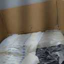 COLAMY Modern Wingback Living Room Chair, Upholstered Fabric Accent Armchair, Single Sofa Chair with Lounge Seat and Wood Legs for Office/Bedroom/Reading Spaces, Beige (Set of 1)