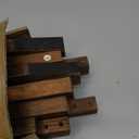 Blanket Ladder, 5-Tier Wooden Quilt Stand, Decorative Ladder Shelf, Leaning Shelf, Wall Leaning Blanket Ladder Towel Storage Rack for Living Room (Brown)