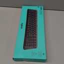 Logitech K250 Bluetooth Keyboard with Numpad, Easy Connectivity, Compact Wireless Keyboard Made with Recycled Plastic, Spill-Resistant, Comfortable Keys - Windows/MacOS - Graphite