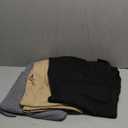 3 Pack Big and Tall Men's Cargo Sweatpants Open Bottom Drawstring Elastic Waist Pants with Pockets Casual Hiking (XX-Large, Khaki, Mixed Gray, Black)