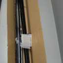 Metal Fence Posts, 3 FT Black Heavy Duty U Posts, No Dig T Posts for Fences Wire Mesh, Perfect for Temporary Fencing, Electric Fence Wire, Corner Anchor - 8 Packs