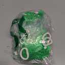 BEISHIDA 116 PCS A-Z DIY Letter Banner Kit Make Your Own Banner Glitter Green Including 111 Letters and Numbers 3 Rope and 2 Threading Device,Customized for Birthday Graduation Wedding Party Decor