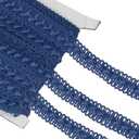uxcell 11 Yard Braid Trim, 0.7" Wide Braid Lace Ribbon Gimp Trim Strap for DIY Craft Sewing Accessories Costume Home Decoration, Dark Blue