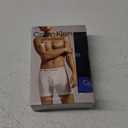 Calvin Klein Men's Cotton Stretch 3-Pack Boxer Brief (Medium, Black, Blue Shadow, Cobalt Water)