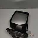 Side View Mirror Fits for Jeep Patriot 2007-2013.Black Power Adjustment(Glass) Manual Folding Passenger Side