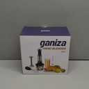 Ganiza Immersion Blender 5 in 1 Hand Blender Max 1000W Heavy Duty Motor, 16 Speed Mode Handheld Blender Stainless Steel Blade With 800ml Mixing Beaker, 600ml Chopper, Whisk and Milk Frother