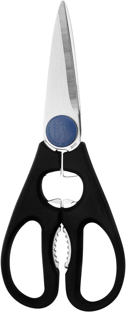 HENCKELS Kitchen Shears, Multi-Purpose, Dishwasher Safe, Heavy Duty, Stainless Steel, Made in Japan (10.25-inch, Blue)