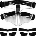 Nose Guard, Adjustable Face Shield Broken Nose Mask Clear Face Cover Protective Face Mask Nose Protector for Teenagers Adults Basketball Soccer Sports Accessories