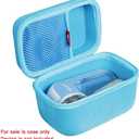 2 x Hermitshell Travel Case for BEAUTURAL Fabric Shaver and Lint Remover Sweater Defuzzer (Only Case)(Blue)