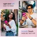 FireNova Magnetic for iPhone 17 Pro Max Case, Compatible with MagSafe, [Integrated Silicone Camera Control Button] [Camera Protection] Anti-Scratch Microfiber Lining Phone Case, 6.9", Hot Pink