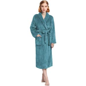 Plush Soft Robes for Women, Premium Fleece Womens Robe Cozy Warm Bathrobe