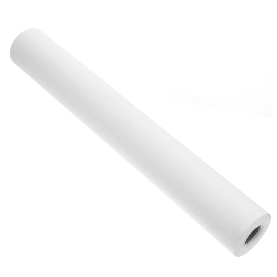 HAKIDZEL White Floral Wrapping Paper Minimalist Elegant Bouquet Packaging Paper for DIY Flower Wrapping Flexible Smooth Surface Wrap for Parties and Events