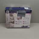 Drive Medical Splash Defense Tub Transfer Bench for Bathtub with Curtain Guard Protection, White