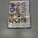 2 x AnyDesign Winter Kitchen Dish Towel 18 x 28 Inch Gold Blue Snowflake Dishcloth Vintage Decorative Hand Drying Tea Towel for Baking Cooking Home Kitchen Decor Housewarming Gift, 2Pcs