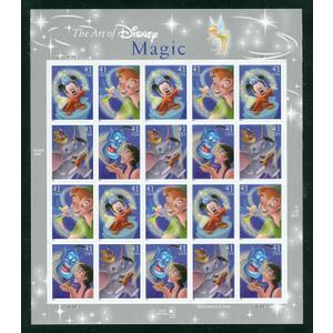 USPS The Art of Disney Magic Collectible Stamp Sheet