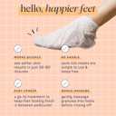 SpaLife Beauty Sole Mates Exfoliating Foot Masks For Callus Removal with Macadamia Oil, Walnut Shell, and Eucalyptus Oil  8 Pack