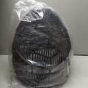 Arturesthome Black Chandelier Metal Hemp Rope Wicker Pendant Lights, Retro Home Hanging Ceiling Lighting Lamp Bedroom Kitchen Cafe Bar