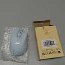 TECKNET Wireless Mouse, 2.4G Ergonomic Optical Mouse, Computer Mouse for Laptop, PC, Computer, Chromebook, Notebook, 6 Buttons, 24 Months Battery Life, 2600 DPI, 5 Adjustment Levels - Lightblue