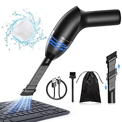 Hayousui 4.3Kpa Keyboard Vacuum Cleaner Mini：Handheld Computer Vacuum Cordless for Car Laptop Sewing Machine Portable Keyboard Vac USB Desk Crumbs Dust Cleaners