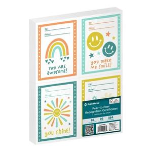 Print Works Peer-to-Peer Recognition card 4 card Per Sheet