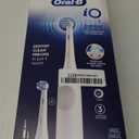 Oral-B iO Series 2 Rechargeable Electric Powered Toothbrush Starter Kit, Pure White with 2 Brush Heads - Automatic Pressure Sensor to Protect Gums - 3 Modes - 2 Min Timer