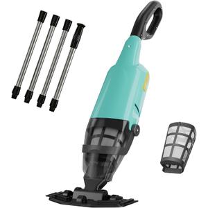 Cordless Pool Vacuum for Abound Pools & Hot Tubs, Removes Leaves Sand Debris, 18GPM Powerful Suction