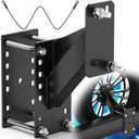 WELLUCK Trailer Spare Tire Mount Carrier, Spare Tire Carrier Holder for Utility Boat Trailer Fits 4/5/6 Lugs Trailer Wheels on 4", 4.5'', 4.75'', 5'' and 5.5'' Bolt Patterns, Holds up to 150 Lbs