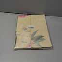 Pioggia Vinyl Tablecloth with Flannel Backing - Waterproof, Oil-Proof, Easy to Clean -Plastic Table Cloth - Perfect for Dining Tables, Kitchen Tables, Parties (Beige Flower, 5472 Inch Rectangular)