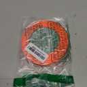 Champion Sports Vinyl Tape, 1 Wide x 60 Yards Long, Black - Durable Floor Marking Tape - Schools, Gyms, Restaurants (Orange)