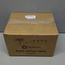 Brightown 100FT Solar String Lights Outdoor Waterproof with Remote, 31+2 LED Shatterproof Bulbs, Dimmable & Timable, 3 Light Modes - Commercial Grade Patio Lights for Garden Backyard Party Decor