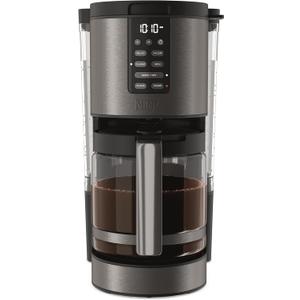 Ninja Programmable XL 14-Cup Coffee Maker PRO, 14-Cup Glass Carafe, Freshness Timer, with Permanent Filter, Black Stainless Steel, DCM201BK (Black Stainless Steel)