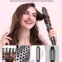 Lopeie 5 in 1 Wand Curling Iron Set, Hair Styling Tools with Thermal Brush and 4 Interchangeable Ceramic Barrels from 1/2 to 1 1/2 inch, Fast Heating, Dual Voltage Hair Curler, Mothers Day Gifts